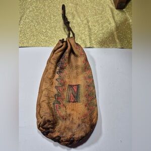 Antique Genuine Native American Medicine / Herb Pouch Bag - Northern Midwest ‘N’